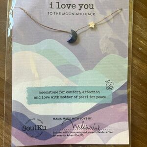 Soulku Moonstone and Mother of Pearl Necklace